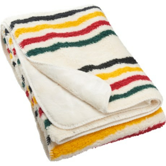 Pendleton Bedding Nwt Pendleton Glacier Stripe Throw Blanket Poshmark